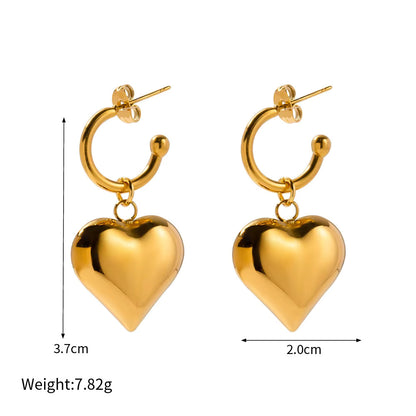 Heart Smooth Earrings