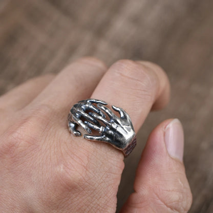 Sterling Skeleton Ring