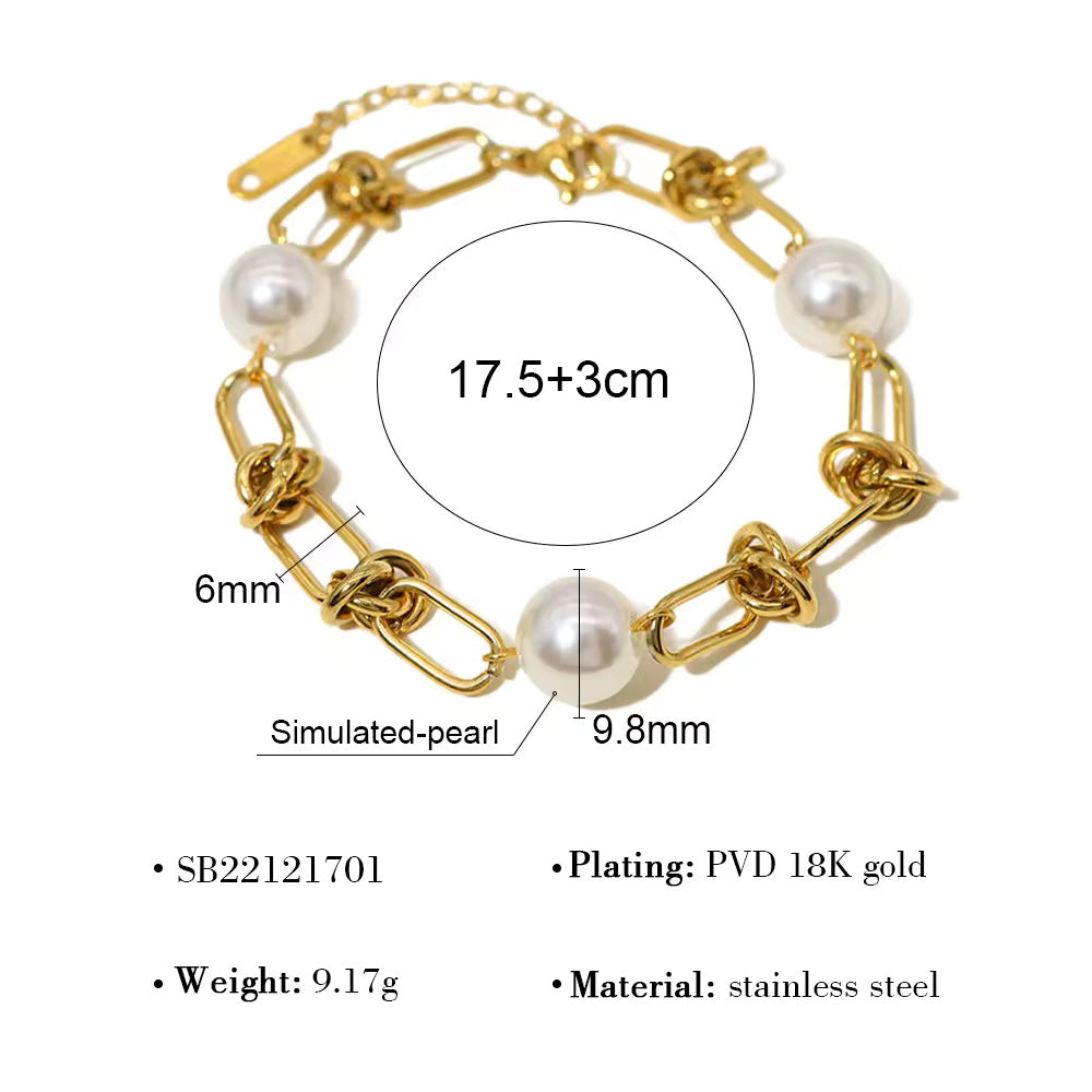 Natural Fresh Water Pearl Bracelet