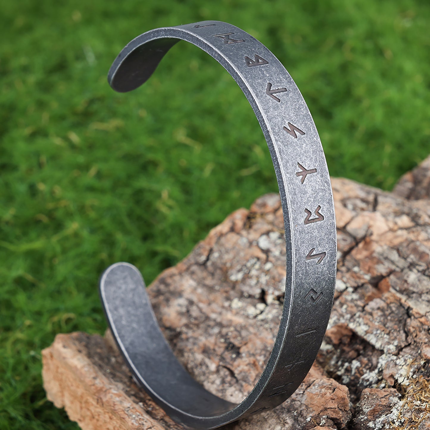 Viking Rune Bangle Bracelet