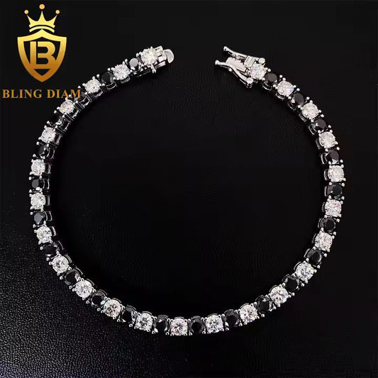 Two-tone Tennis Bracelet