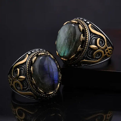 Moonstone Natural signet ring