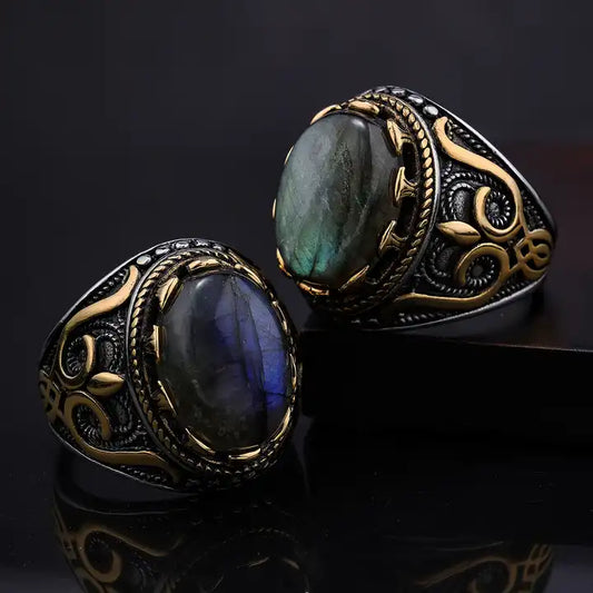 Moonstone Natural signet ring