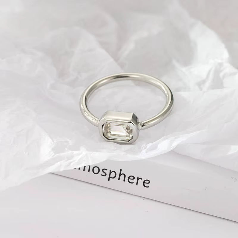 Zircon Gemstone Simple Rings