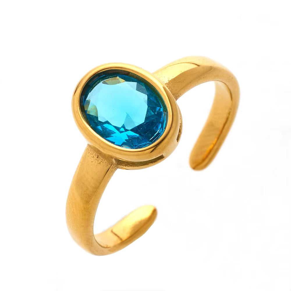 Oval Round Rings
