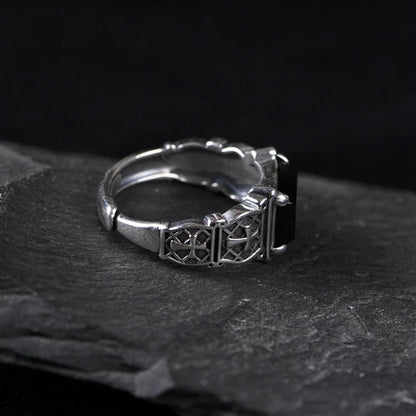 Crown Agate Ring