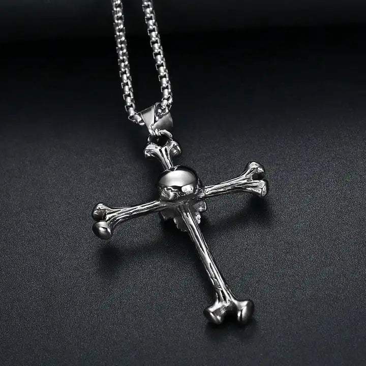 Skull Cross Necklace