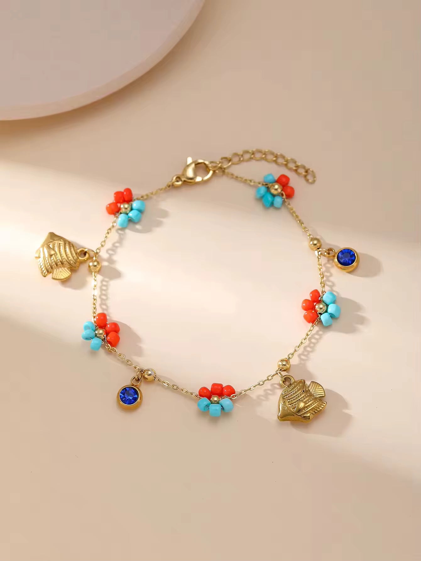 Marine Life Shape Pendant Bracelet