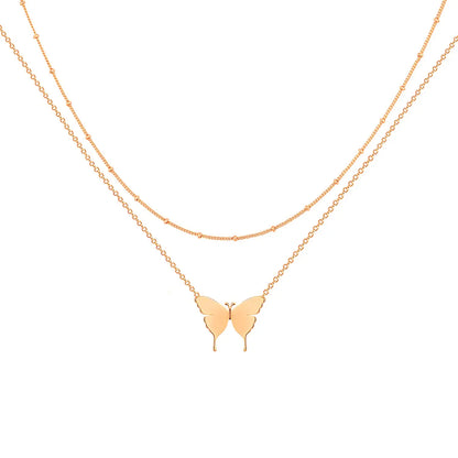 Butterfly Layered Necklace