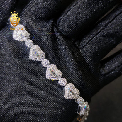Moissanite Cuban Bracelet
