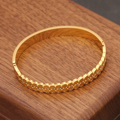 Natural Stone Vintage Bangle Bracelet