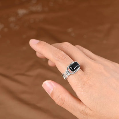 Agate Punk Ring