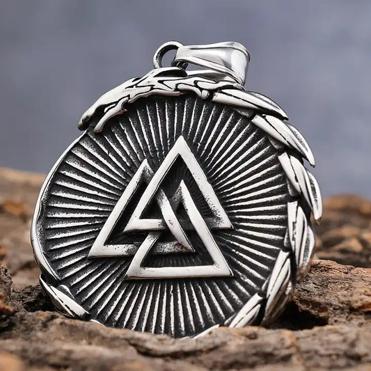Valknut Ouroboros Pendant