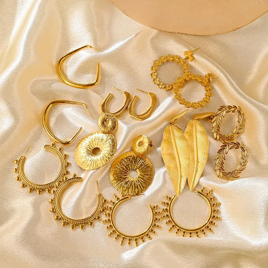 Gold Hoop Earrings