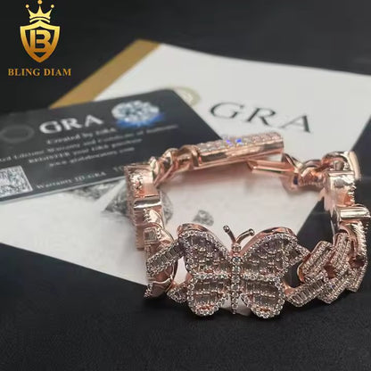 Rose Gold Butterfly Bracelet