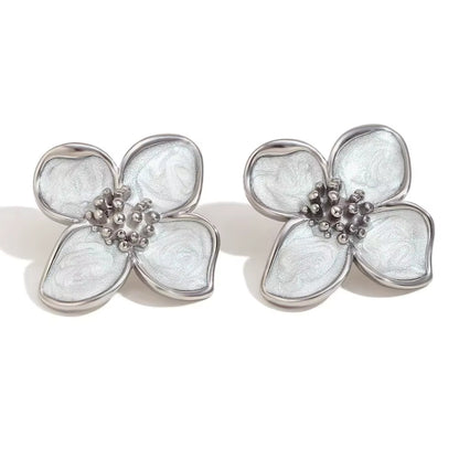 Flower Charm Earrings