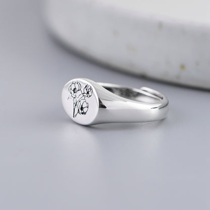 Smooth Rose ring