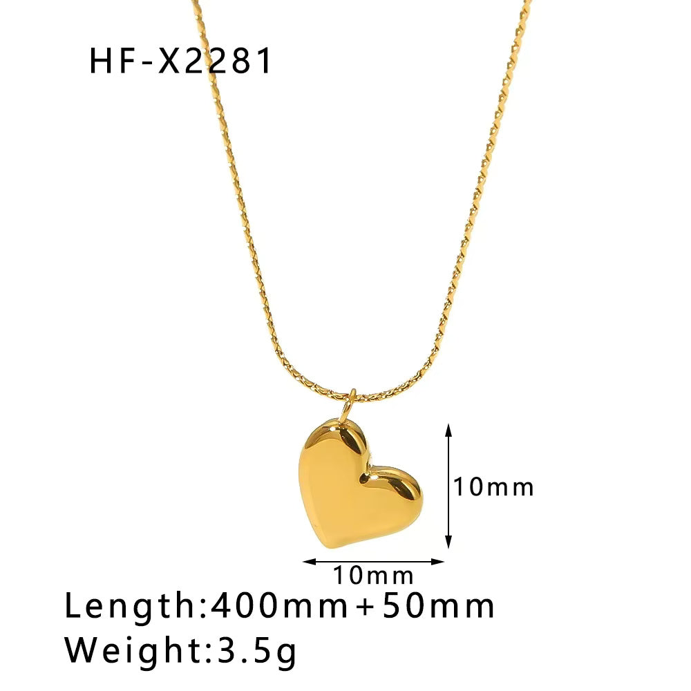 Gold Square Necklace