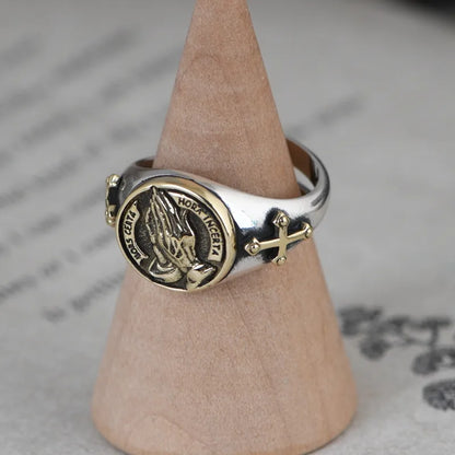 Gold Cross Ring