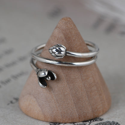 Flower Adjustable Ring