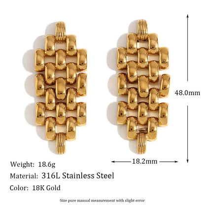 Stainless Geometric Studs