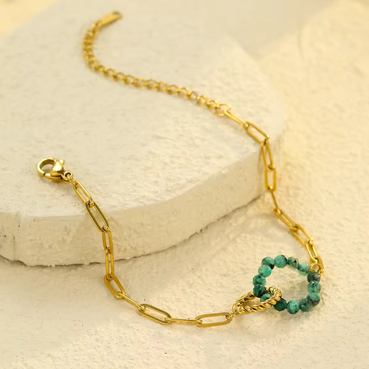Natural Stone Colored Bracelet