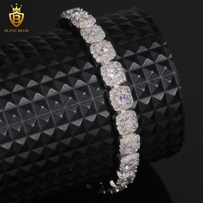 Sugar Style Moissanite Cuban Link Bracelet