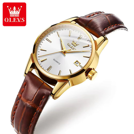 Luminous Leather Watch