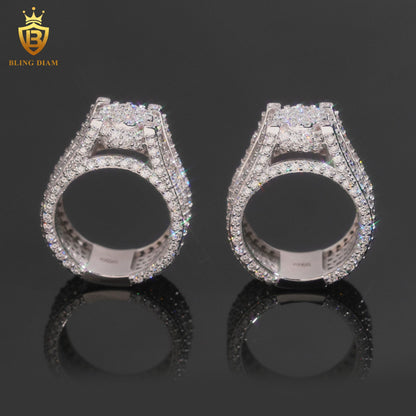 Iced-out men’s ring