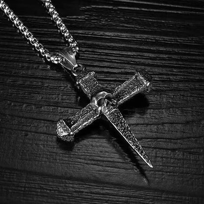 Gothic Dagger Cross Pendant