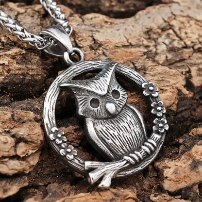 hollow owl Necklace