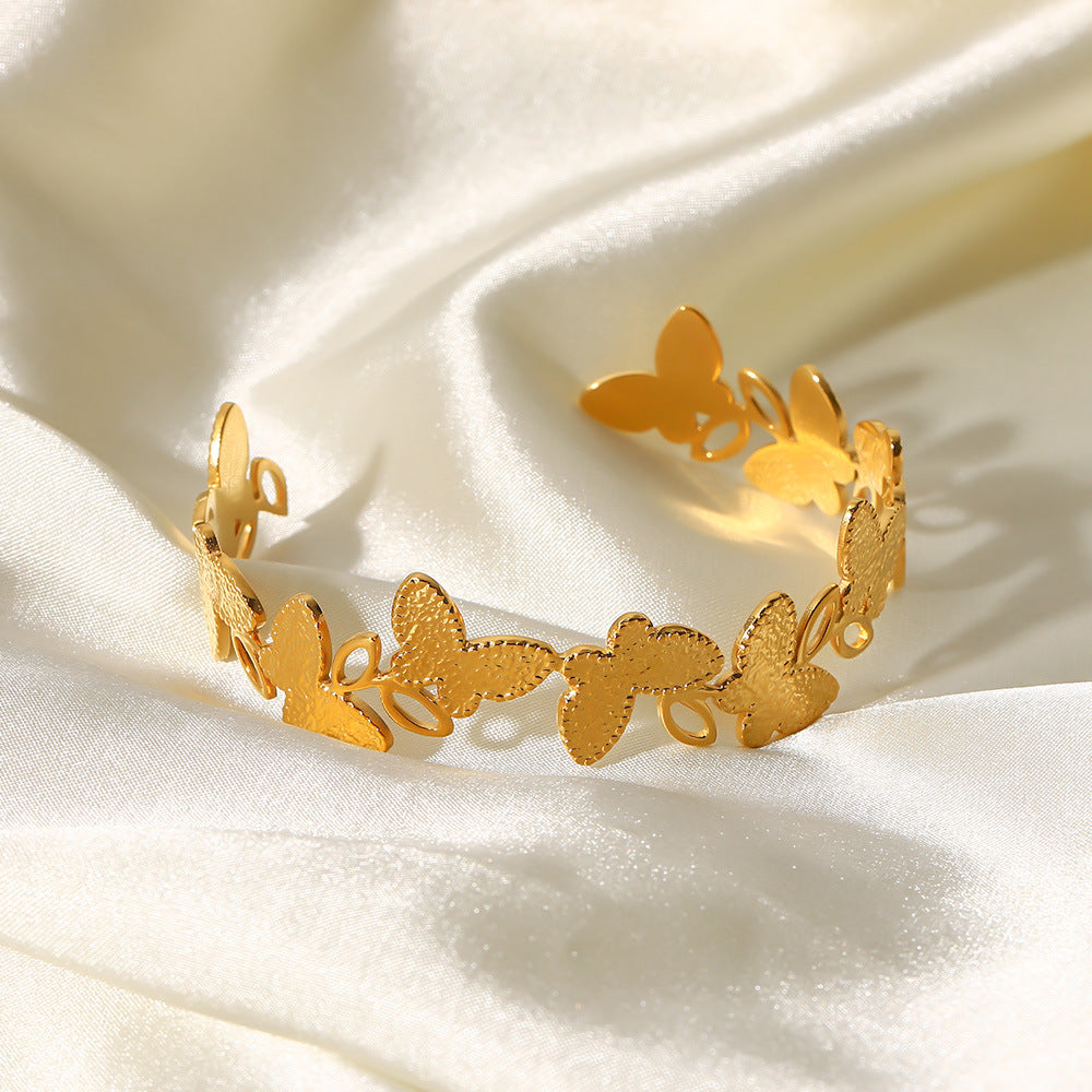 Butterfly Design Cuff Bracelet