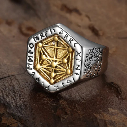 Nordic Runes Ring