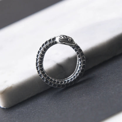 Retro Punk Snake Ring