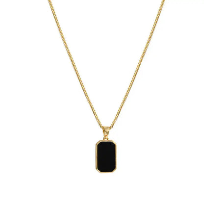 Onyx Pendant Necklace