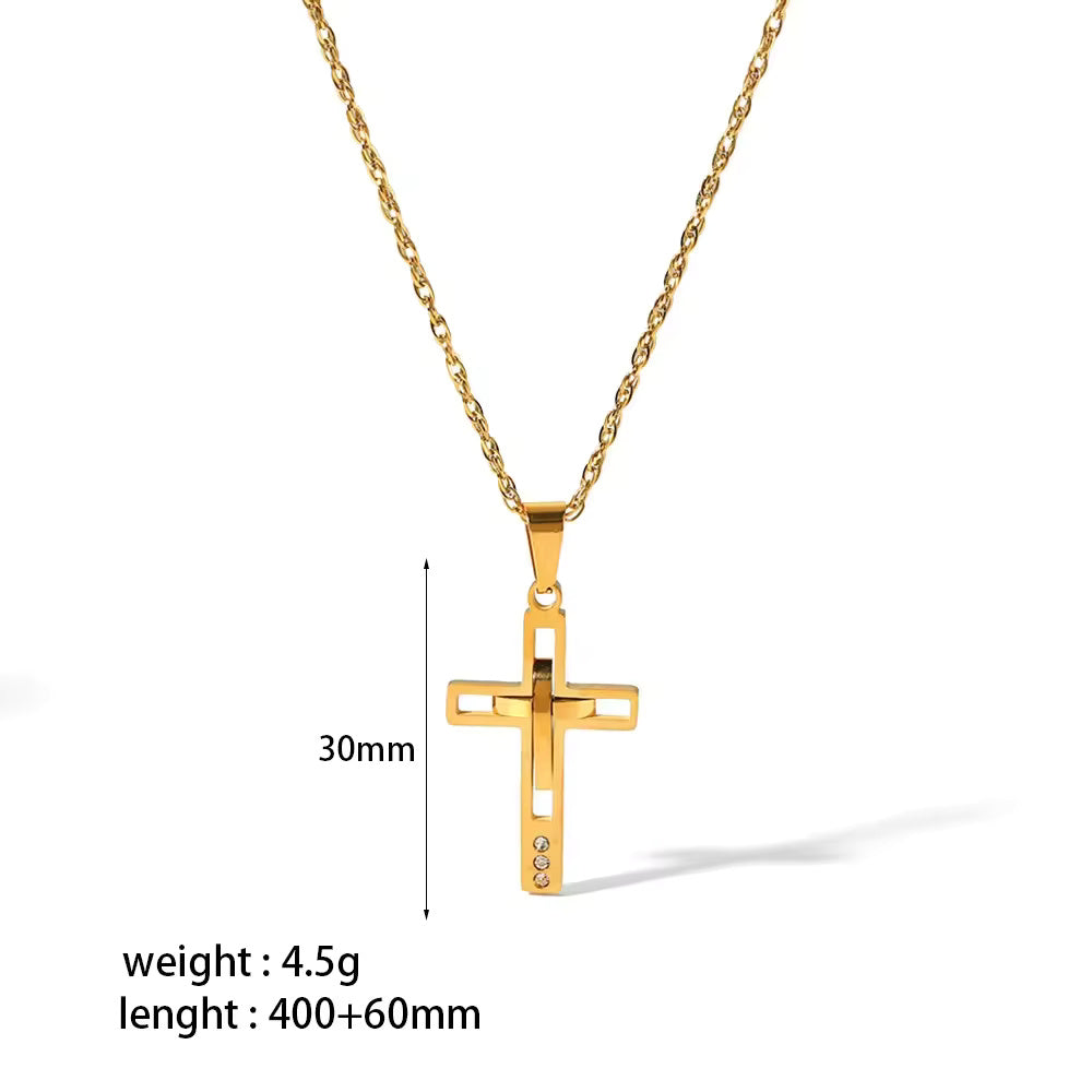 Gold Cross Necklaces
