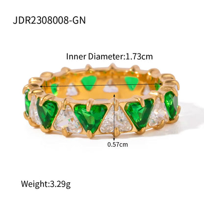 Gold Triangle Rings