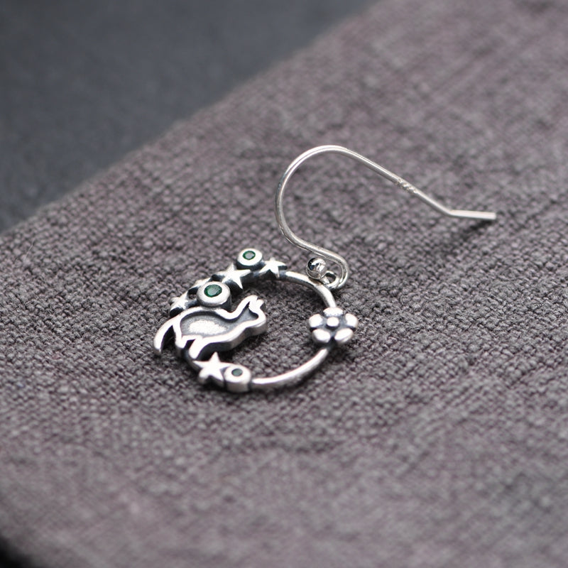 Kitten Star Earrings