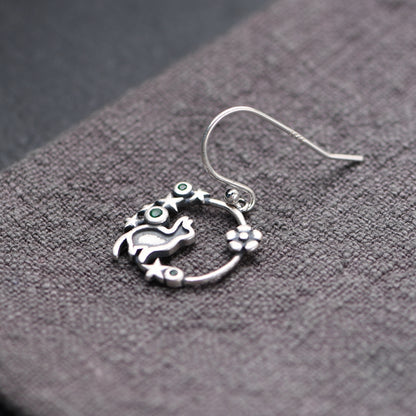 Kitten Star Earrings