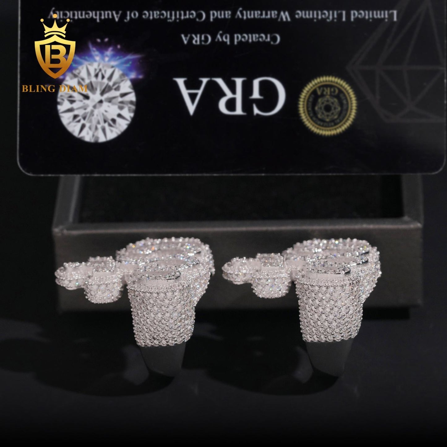 Iced Out Allah Ring