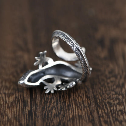 Punk Lizard Ring