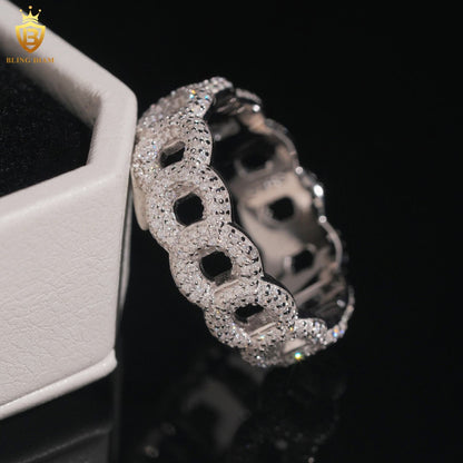 S925 moissanite ring