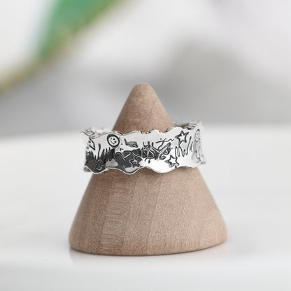 Wave Design ring