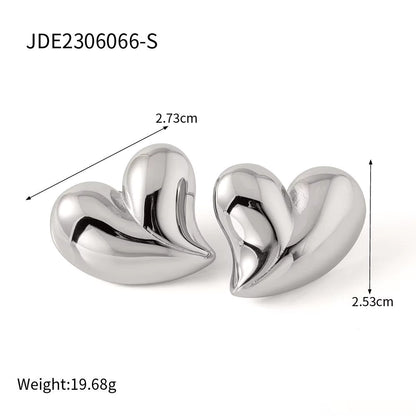 Irregular Heart Earrings