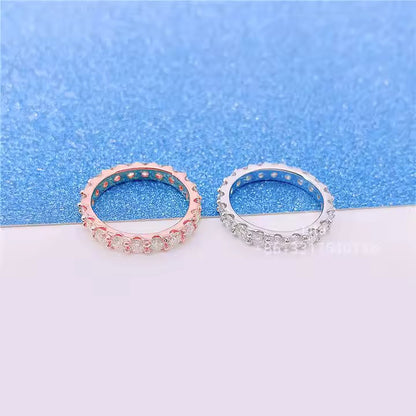 Moissanite Eternity Ring
