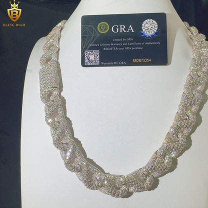 D Color VVS Moissanite Chain