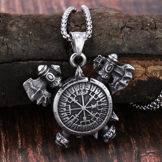 Vegvisir Axe Pendant