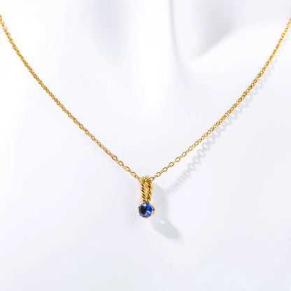 Zodiac Gemstone Necklace