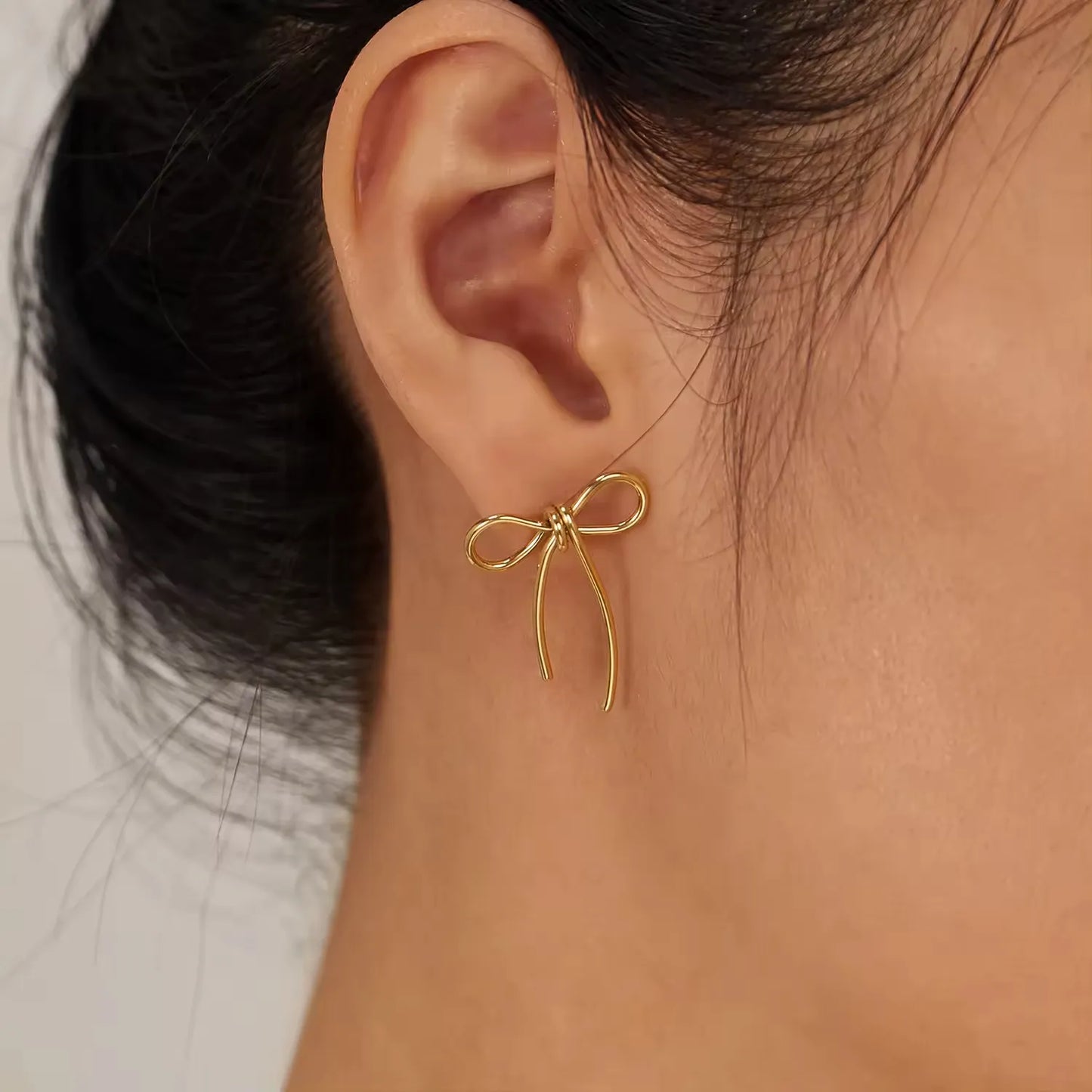 Bow Knot Stud Earrings