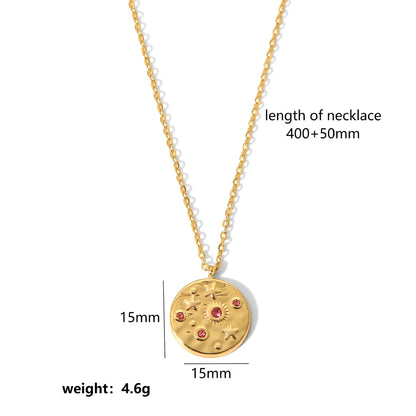 Gold Cosmos Necklace